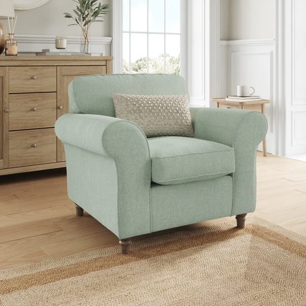 Flori Soft Chenille Armchair 3 Flori Soft Chenille Armchair