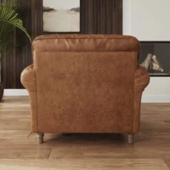 Flori Arizona Faux Leather Armchair -Online Furniture Store 30911090 alt02