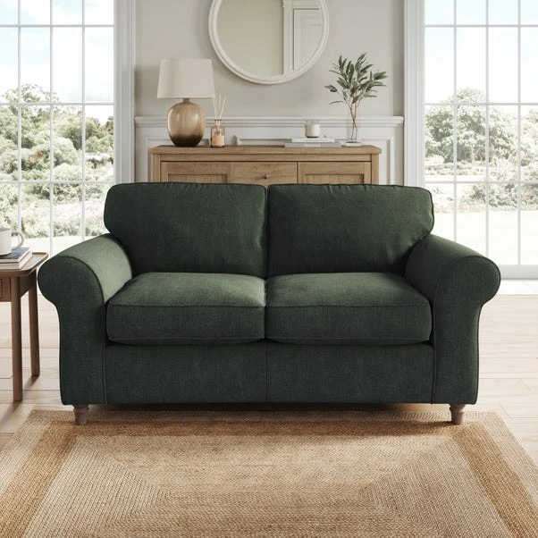 Flori Tonal Plush Chenille 2 Seater Sofa 3 Flori Tonal Plush Chenille 2 Seater Sofa
