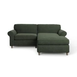 Flori Tonal Plush Chenille Corner Chaise Sofa -Online Furniture Store 30911144 alt05
