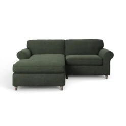 Flori Tonal Plush Chenille Corner Chaise Sofa -Online Furniture Store 30911145 alt05