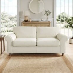 Flori Chunky Chenille 3 Seater Sofa -Online Furniture Store 30911152