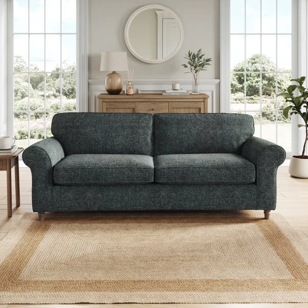 Flori Chunky Chenille 4 Seater Sofa 3 Flori Chunky Chenille 4 Seater Sofa