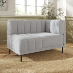 Amali Corner Dining Bench, Textured Weave -Online Furniture Store 30912402 alt01
