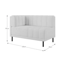 Amali Corner Dining Bench, Boucle -Online Furniture Store 30912418 alt09