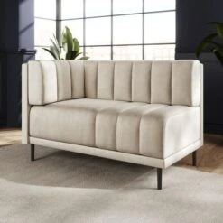 Amali Corner Dining Bench, Vintage Velvet -Online Furniture Store 30912424 alt01