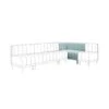Amali Corner Dining Bench, Vintage Velvet -Online Furniture Store 30912426