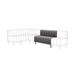 Amali Long Dining Bench, Faux Leather -Online Furniture Store 30912447