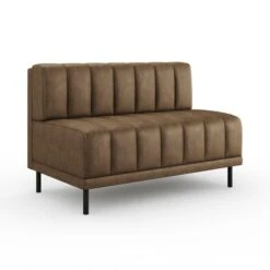 Amali Long Dining Bench, Faux Leather -Online Furniture Store 30912448 alt05