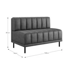 Amali Long Dining Bench, Faux Leather -Online Furniture Store 30912448 alt09