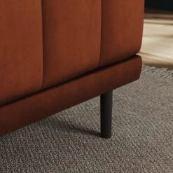 Amali Long Dining Bench, Matte Plush Velvet -Online Furniture Store 30912451 alt03