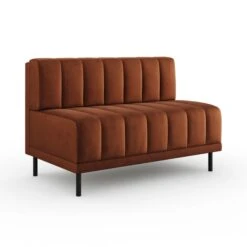 Amali Long Dining Bench, Matte Plush Velvet -Online Furniture Store 30912451 alt05