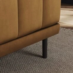 Amali Long Dining Bench, Matte Plush Velvet -Online Furniture Store 30912452 alt03