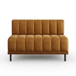 Amali Long Dining Bench, Matte Plush Velvet -Online Furniture Store 30912452 alt04