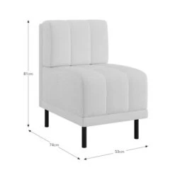 Amali Small Dining Bench, Boucle -Online Furniture Store 30912456 alt09