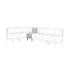 Amali Small Dining Bench, Textured Weave