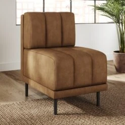 Amali Small Dining Bench, Faux Leather -Online Furniture Store 30912465 alt01