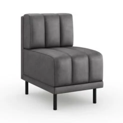 Amali Small Dining Bench, Faux Leather -Online Furniture Store 30912466 alt05