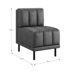 Amali Small Dining Bench, Faux Leather -Online Furniture Store 30912467 alt09