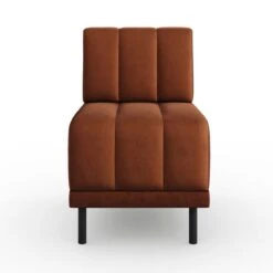 Amali Small Dining Bench, Matte Plush Velvet -Online Furniture Store 30912470 alt04