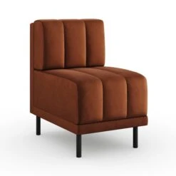 Amali Small Dining Bench, Matte Plush Velvet -Online Furniture Store 30912470 alt05