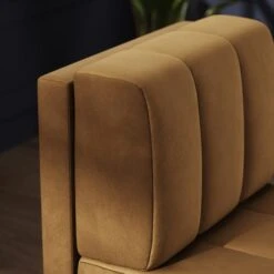 Amali Small Dining Bench, Matte Plush Velvet -Online Furniture Store 30912471 alt03