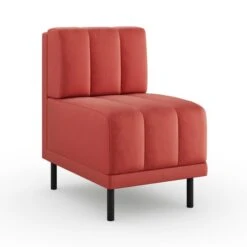 Amali Small Dining Bench, Matte Plush Velvet -Online Furniture Store 30912472 alt05