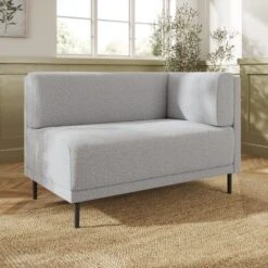 Mae Corner Dining Bench, Textured Weave -Online Furniture Store 30912478 alt01