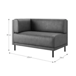 Mae Corner Dining Bench, Faux Leather -Online Furniture Store 30912504 alt09