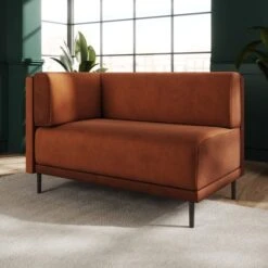 Mae Corner Dining Bench, Matte Plush Velvet 37 Mae Corner Dining Bench, Matte Plush Velvet -Online Furniture Store 30912508 alt01