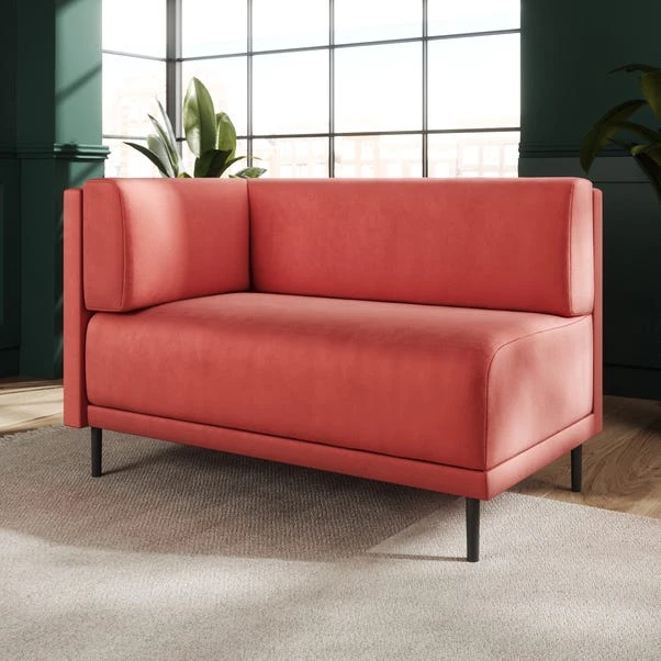 Mae Corner Dining Bench, Matte Plush Velvet 4 Mae Corner Dining Bench, Matte Plush Velvet - Image 2