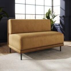 Mae Long Dining Bench, Matte Plush Velvet 30 Mae Long Dining Bench, Matte Plush Velvet -Online Furniture Store 30912528 alt01