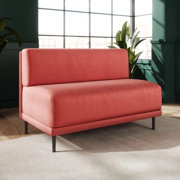 Mae Long Dining Bench, Matte Plush Velvet 4 Mae Long Dining Bench, Matte Plush Velvet - Image 2