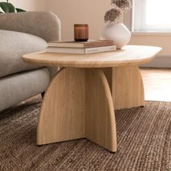 Effy Coffee Table, Natural Wood Effect -Online Furniture Store 30912615 alt03