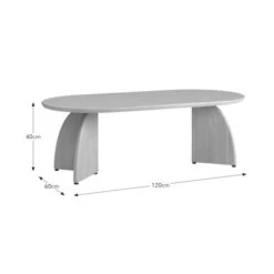 Effy Coffee Table, Natural Wood Effect -Online Furniture Store 30912615 alt09