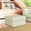 Square Soft Texture Storage Footstool -Online Furniture Store 30914149