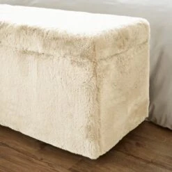 Elysia End Of Bed Ottoman, Faux Fur 39 Elysia End Of Bed Ottoman, Faux Fur -Online Furniture Store 30914894 alt03