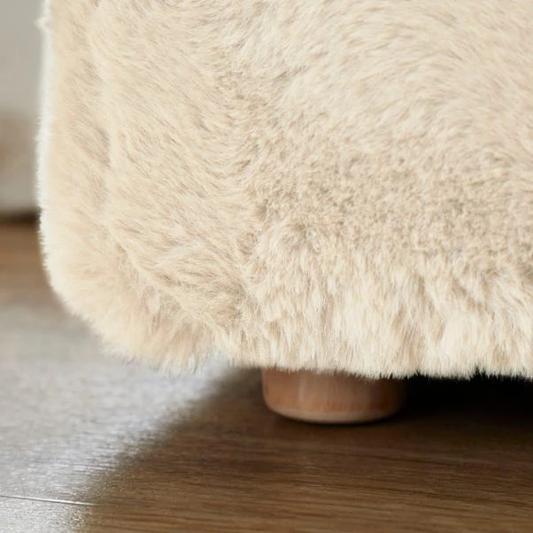 Elysia End Of Bed Ottoman, Faux Fur 21 Elysia End Of Bed Ottoman, Faux Fur - Image 19