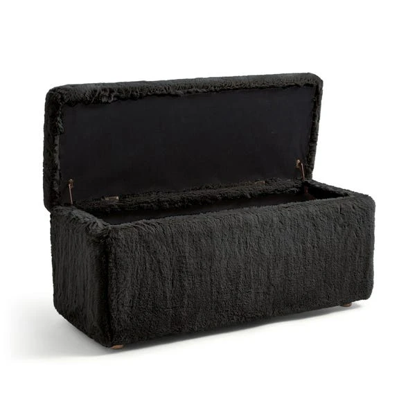 Elysia End Of Bed Ottoman, Faux Fur 15 Elysia End Of Bed Ottoman, Faux Fur - Image 13