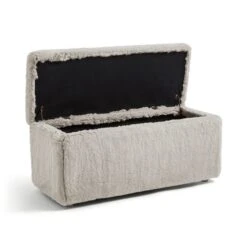 Elysia End Of Bed Ottoman, Faux Fur 27 Elysia End Of Bed Ottoman, Faux Fur -Online Furniture Store 30914896 alt05