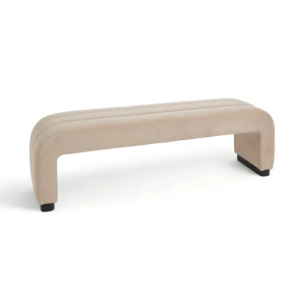 Lucilla 3 Seater Dining Bench, Velvet 12 Lucilla 3 Seater Dining Bench, Velvet - Image 10