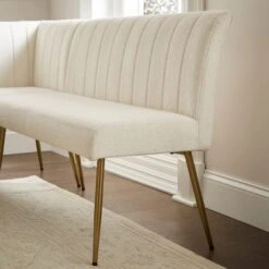 Kendall Corner Dining Bench, Boucle 9 Kendall Corner Dining Bench, Boucle -Online Furniture Store 30915753 alt02