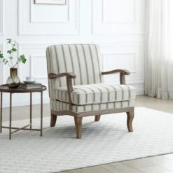 Esme Woven Folkstone Stripe Occasional Chair -Online Furniture Store 30915925