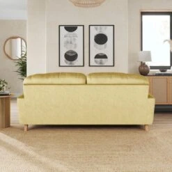 Martha Vintage Velvet 3 Seater Sofa -Online Furniture Store 30917769 alt02