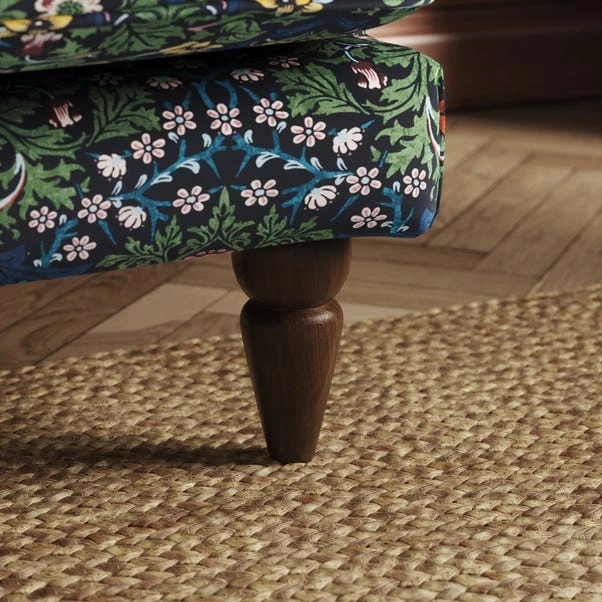 Jolene William Morris Blackthorn Print Velvet 3 Seater Sofa 7 Jolene William Morris Blackthorn Print Velvet 3 Seater Sofa - Image 5