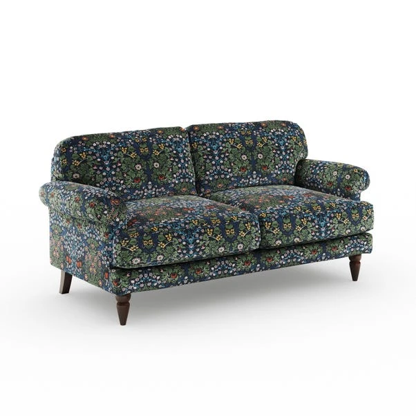 Jolene William Morris Blackthorn Print Velvet 3 Seater Sofa 8 Jolene William Morris Blackthorn Print Velvet 3 Seater Sofa - Image 6
