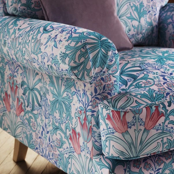 Jolene William Morris Woodland Weeds Print Velvet Snuggle Chair 14 Jolene William Morris Woodland Weeds Print Velvet Snuggle Chair - Image 12