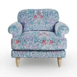 Jolene William Morris Woodland Weeds Print Velvet Snuggle Chair 32 Jolene William Morris Woodland Weeds Print Velvet Snuggle Chair -Online Furniture Store 30917909 alt06