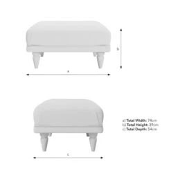 Jolene William Morris Blackthorn Print Velvet Footstool 15 Jolene William Morris Blackthorn Print Velvet Footstool -Online Furniture Store 30917914 alt09