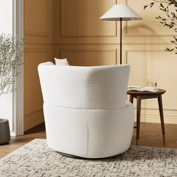 Robyn Chunky Soft Chenille Swivel Chair 12 Robyn Chunky Soft Chenille Swivel Chair - Image 10